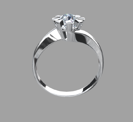 Women rings 1379 | 3d print model