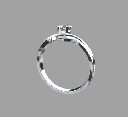 Women rings 1381 | 3d print model