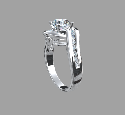 Women rings 1383 | 3d print model