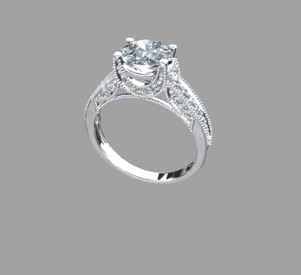 Women rings 1392 | 3d print model