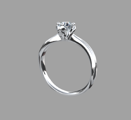 Women rings 1393 | 3d print model