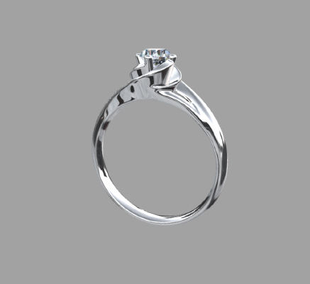 Women rings 1405 | 3d print model