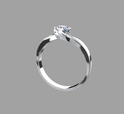 Women rings 1406 | 3d print model