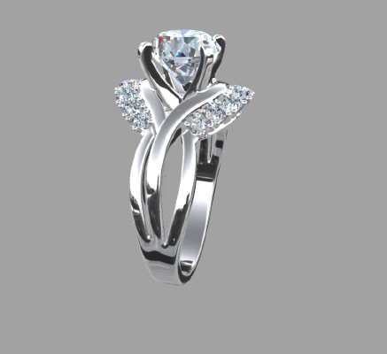 Women rings 1412 | 3d print model