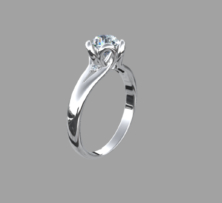 Women rings 1422 | 3d print model