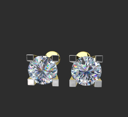 Earrings 1427 | 3d print model