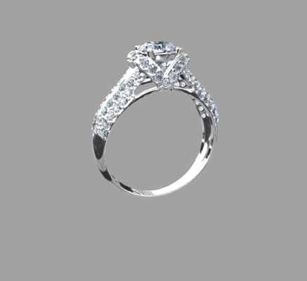 Women rings 1431 | 3d print model