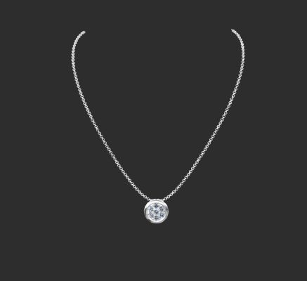 Pendant & Necklace 1432 | 3d print model