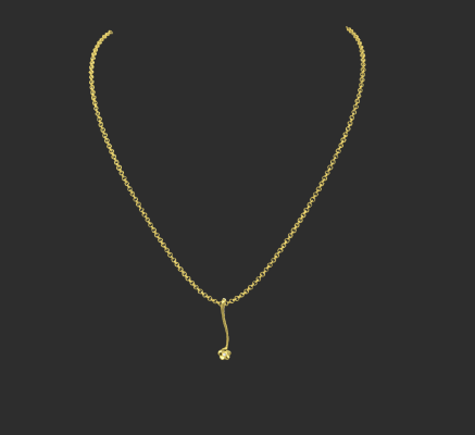 Pendant & Necklace 1450 | 3d print model