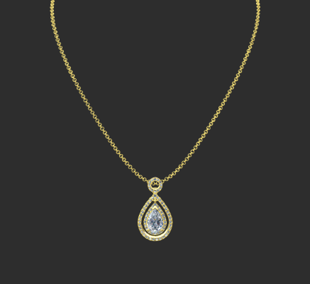 Pendant & Necklace 1469 | 3d print model