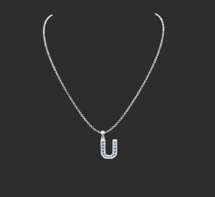 Pendant & Necklace 1477 | 3d print model