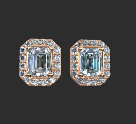 Earrings 1478 | 3d print model