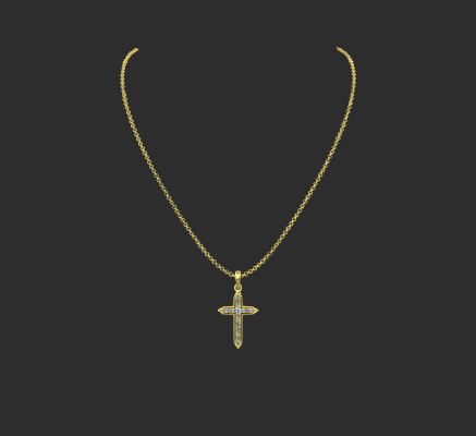 Pendant & Necklace 1482 | 3d print model