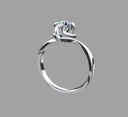 Women rings 1487 | 3d print model