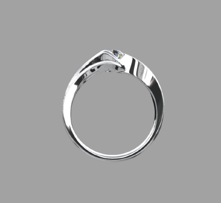 Women rings 1490 | 3d print model