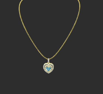 Pendant & Necklace 1494 | 3d print model