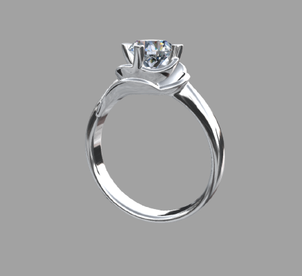 Women rings 1505 | 3d print model