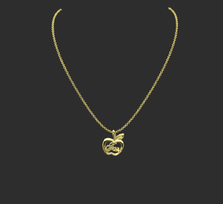 Pendant & Necklace 1515 | 3d print model