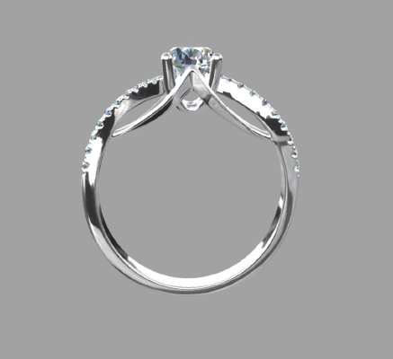 Women rings 1516 | 3d print model