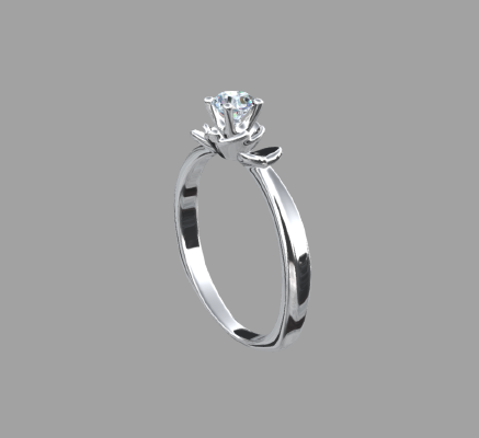 Women rings 1536 | 3d print model