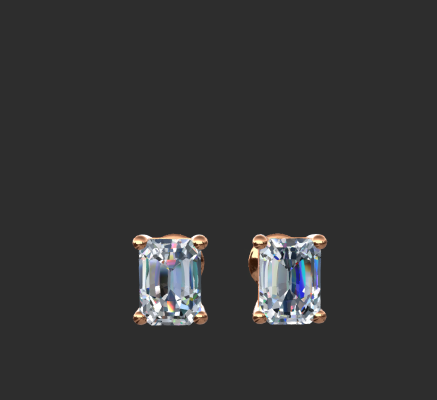 Earrings 1547 | 3d print model