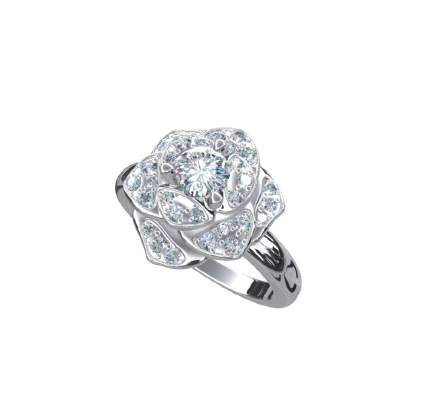 Fashion ring 1550 | 3d print model