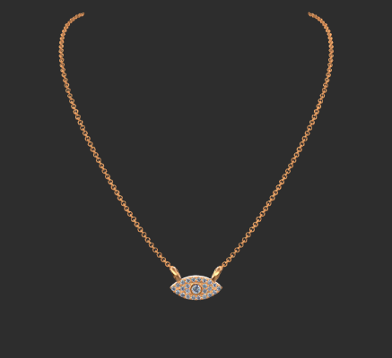 Pendant & Necklace 1558 | 3d print model