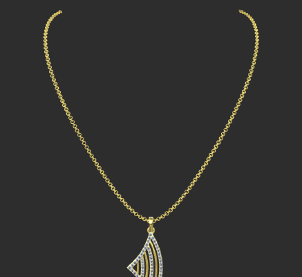 Pendant & Necklace 1559 | 3d print model