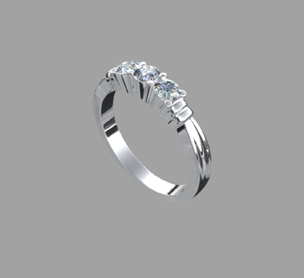 Women rings 1565 | 3d print model