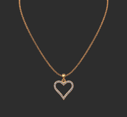 Pendant & Necklace 1573 | 3d print model