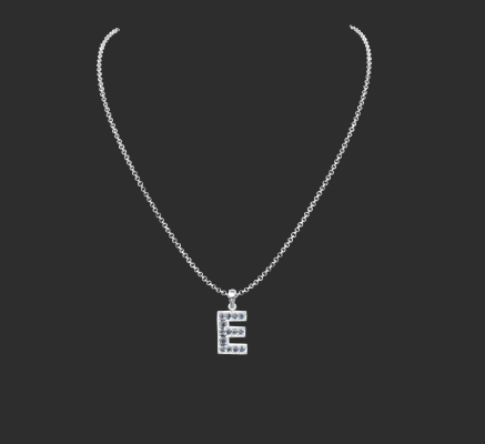Pendant & Necklace 1586 | 3d print model