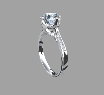 Women rings 1596 | 3d print model