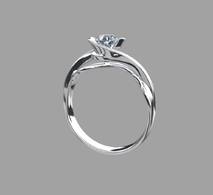 Women rings 1599 | 3d print model