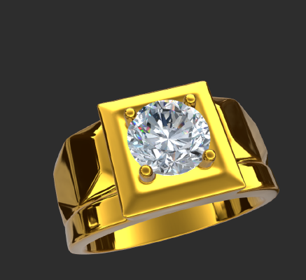 Men rings 1608 | 3d print model