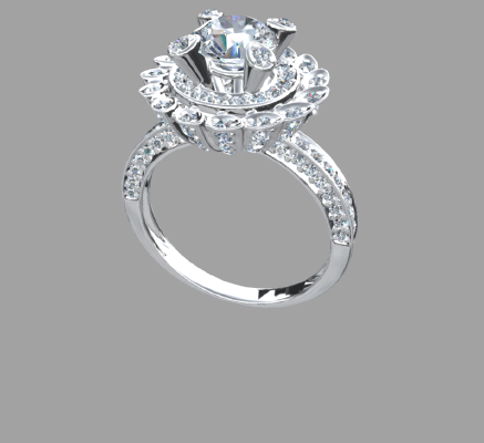 Women rings 1618 | 3d print model
