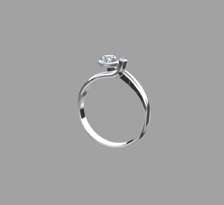 Women rings 1626 | 3d print model