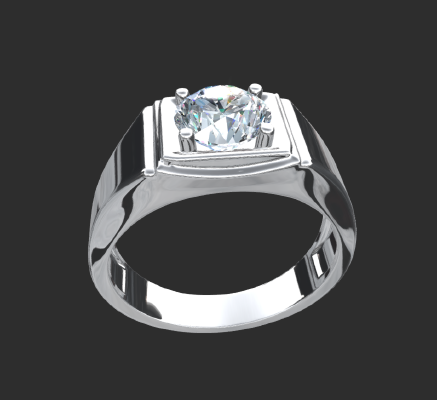 Men rings 1648 | 3d print model