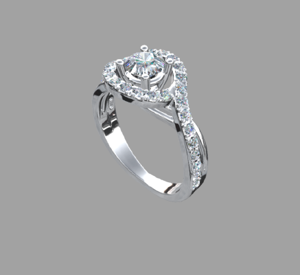 Women rings 1650 | 3d print model