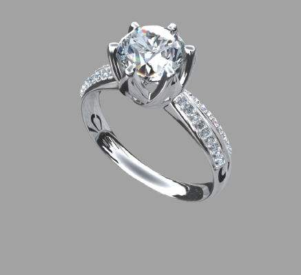 Women rings 1653 | 3d print model