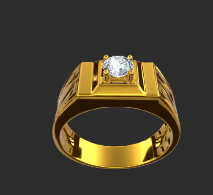 Men rings 1658 | 3d print model