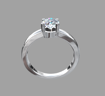 Women rings 1674 | 3d print model