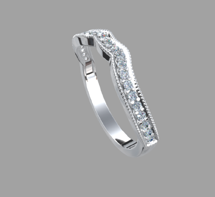 Women rings 1687 | 3d print model