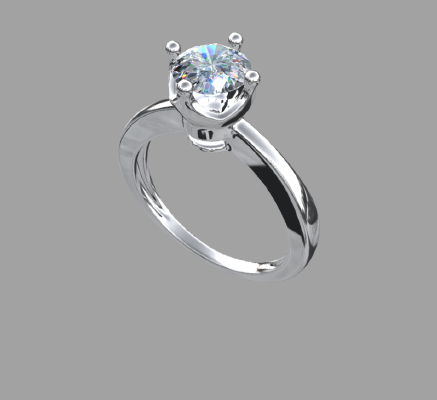 Women rings 1697 | 3d print model