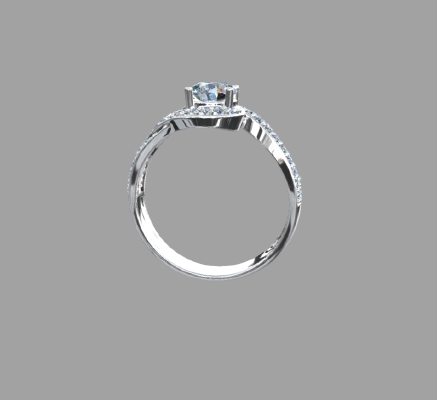 Women rings 1703 | 3d print model