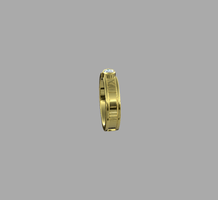 Fashion men ring 1707 | 3d print model