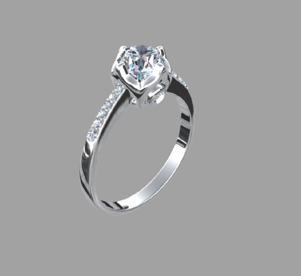 Women rings 1708 | 3d print model