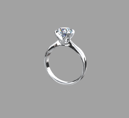 Women rings 1717 | 3d print model