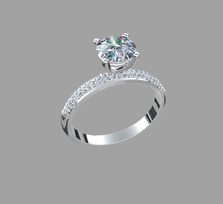 Women rings 1718 | 3d print model