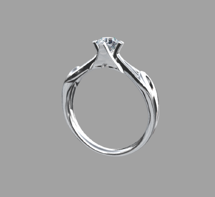 Women rings 1719 | 3d print model