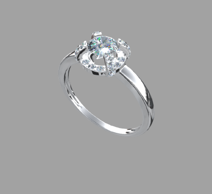 Women rings 1721 | 3d print model